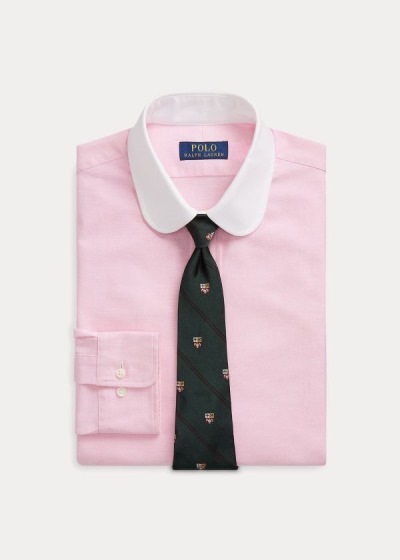 Camisa Oxford Polo Ralph Lauren Hombre Rosas - Custom Fit - YXPCA1624